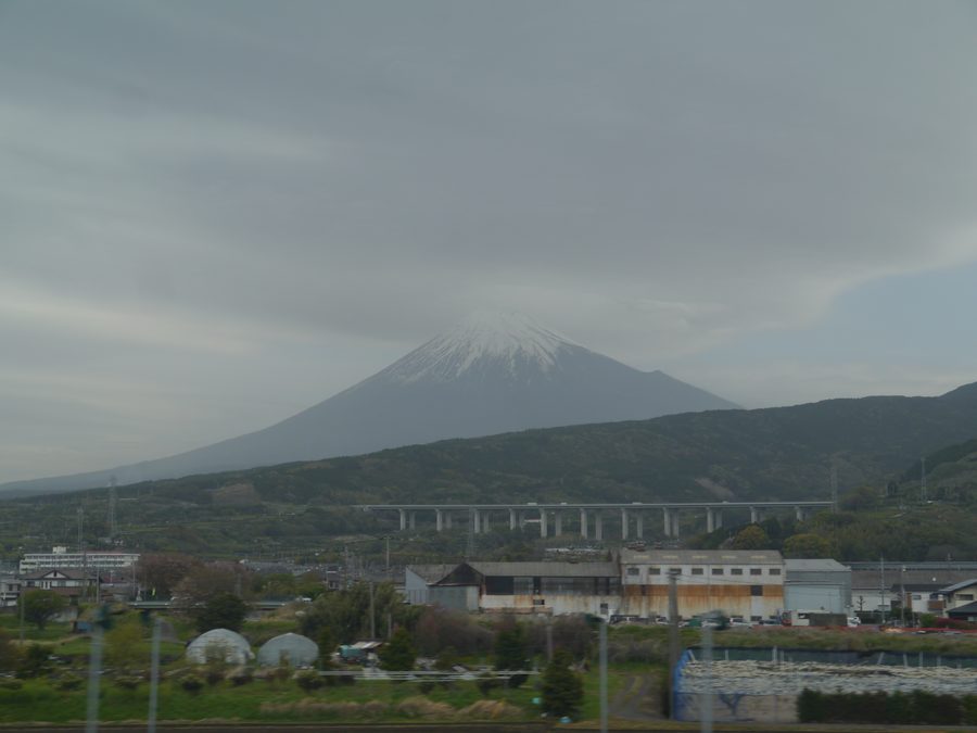富士市から望む富士山