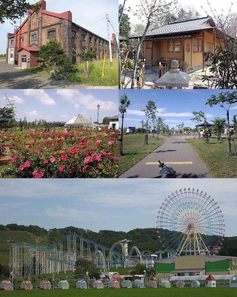 岩見沢市の街並みモンタージュ