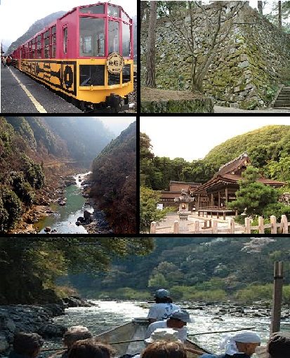 亀岡市の風景モンタージュ