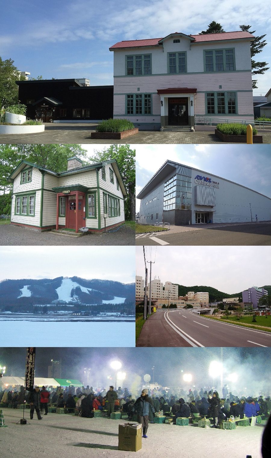 北見市の風景モンタージュ