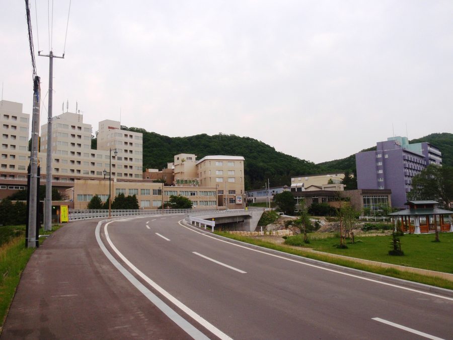 温根湯温泉街