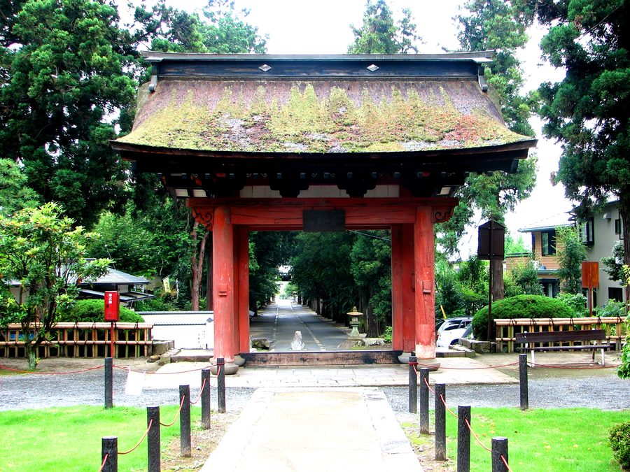 恵林寺の境内