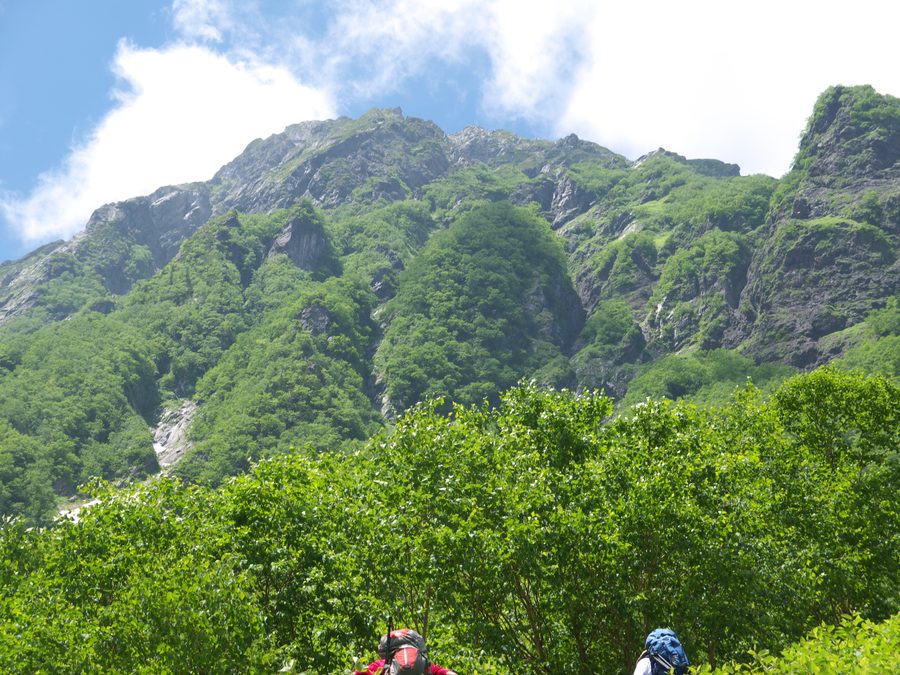 北岳の山容（南アルプス国立公園）