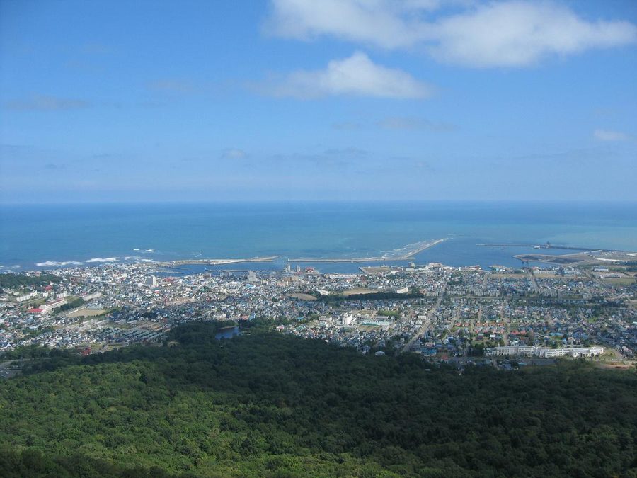 紋別市のパノラマ