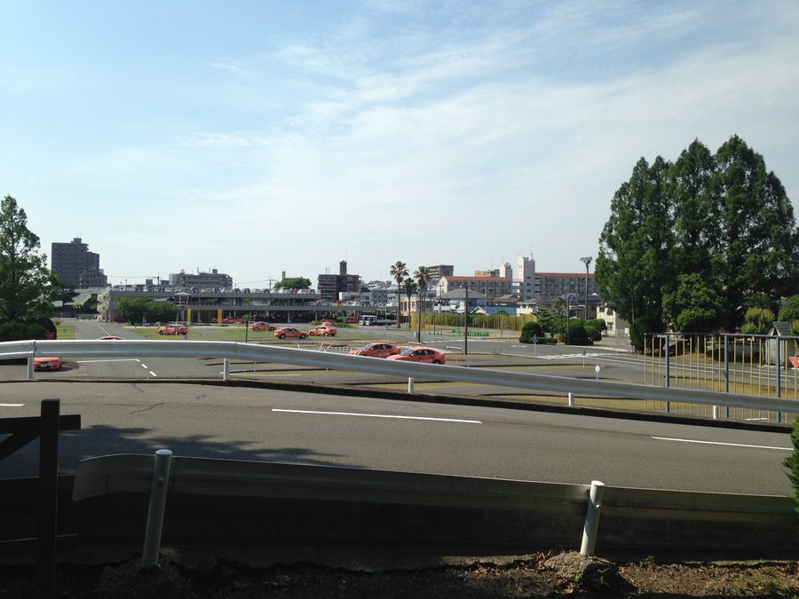 水城跡から望む街並み