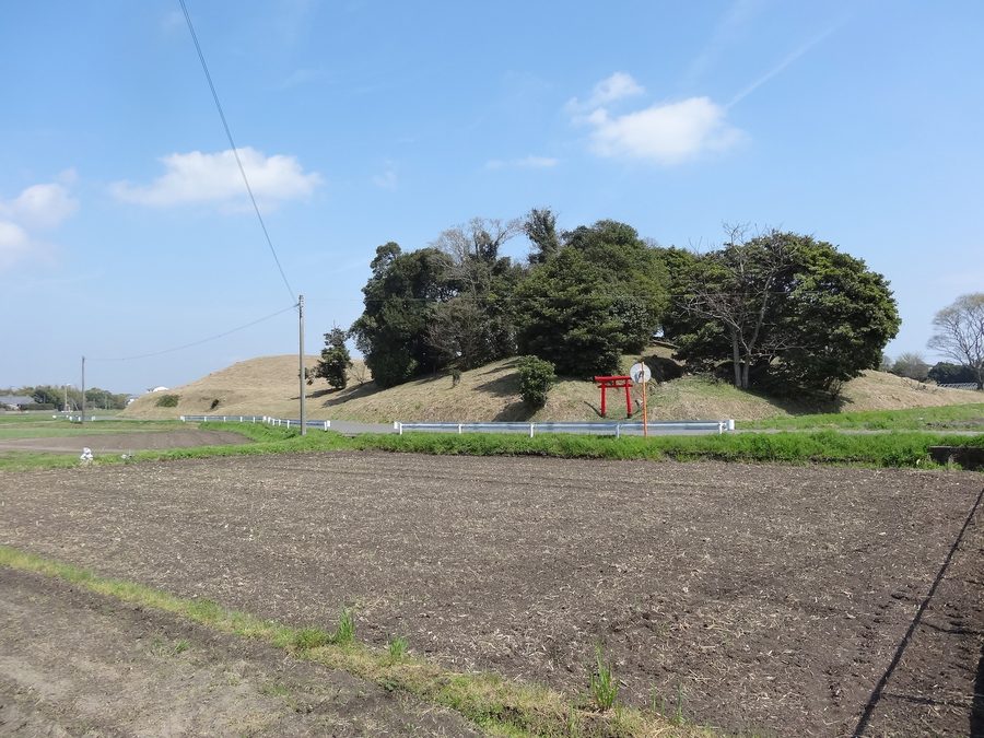 横瀬古墳の前方後円墳