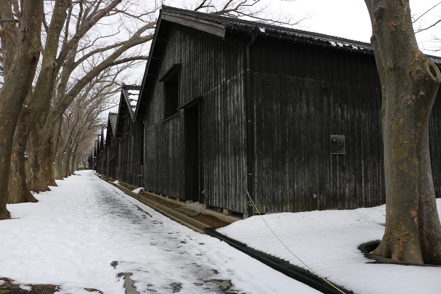 山居倉庫の風景