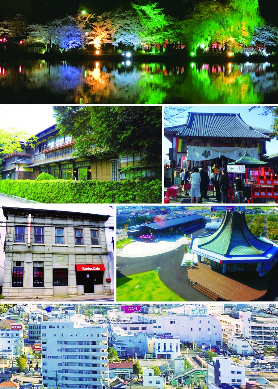 東金市の街並みモンタージュ