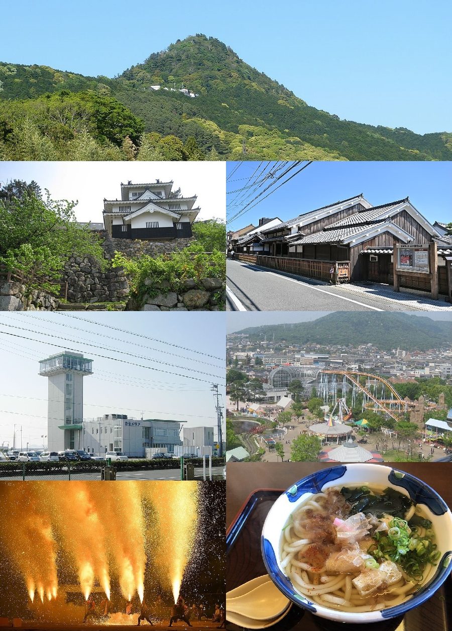豊橋市の街並みモンタージュ