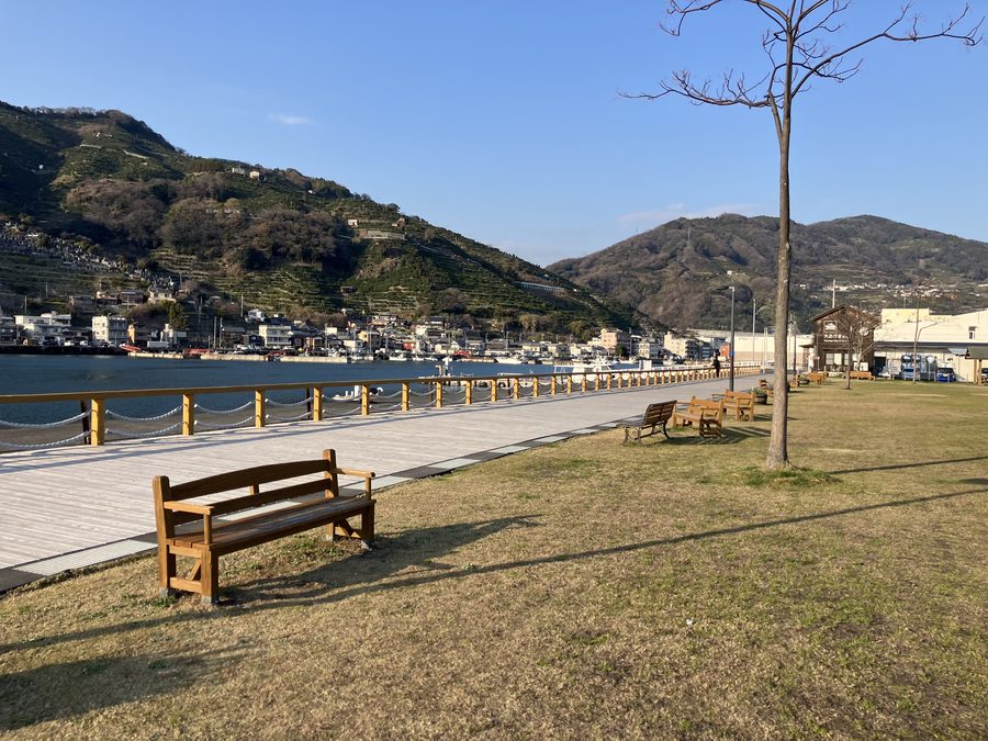 八幡浜漁港の風景